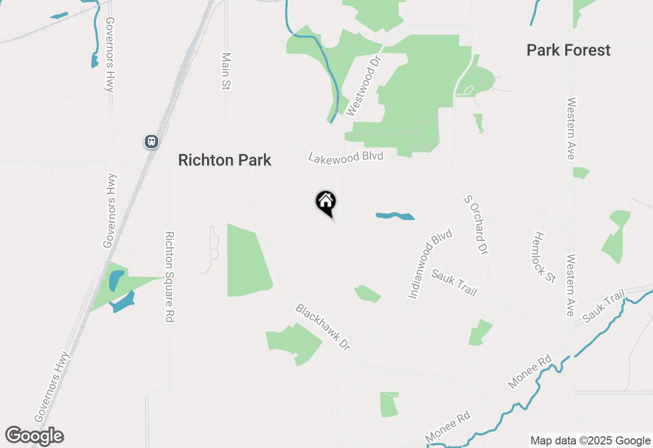 Map of 318 Marquette Street, Park Forest, IL 60466