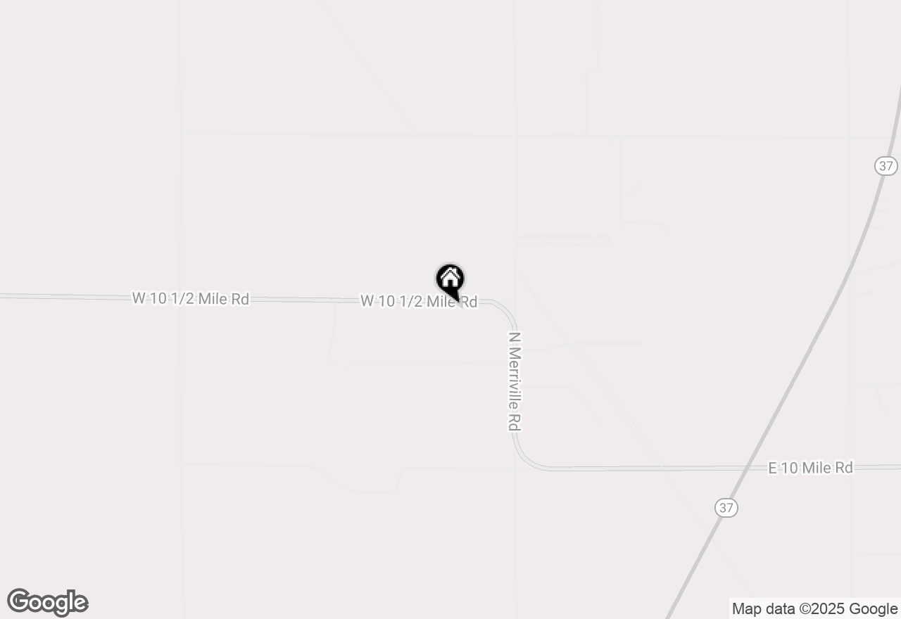Map of 1191 W 10 1/2 Mile Road, Irons, MI 49644