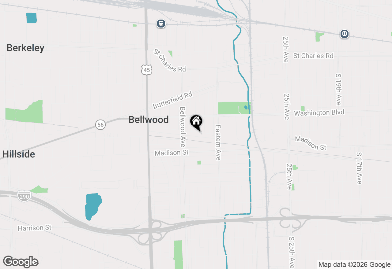 Map of 3510 Saint Paul Avenue #CH, Bellwood, IL 60104