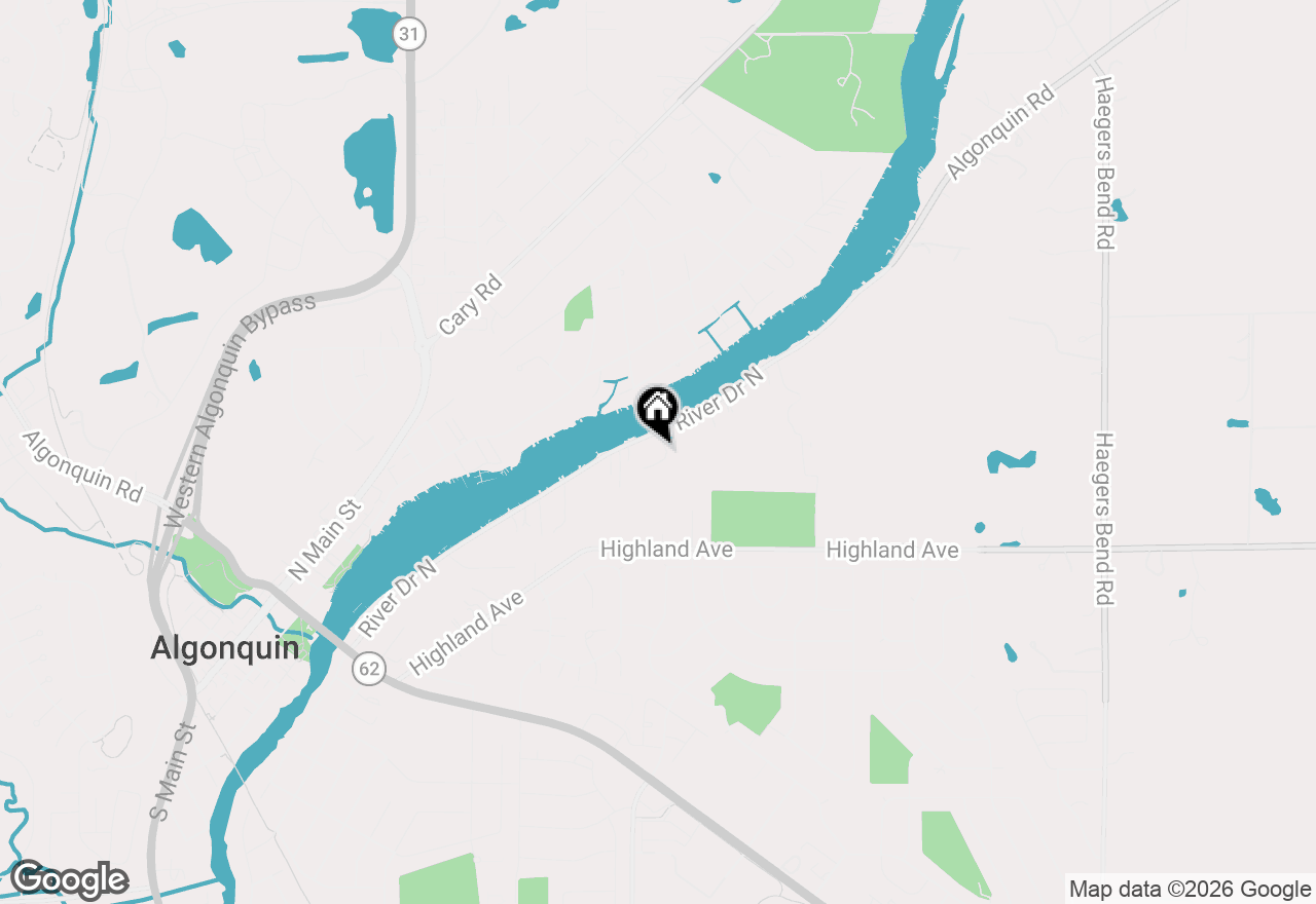 Map of 2 Echowood Drive, Algonquin, IL 60102