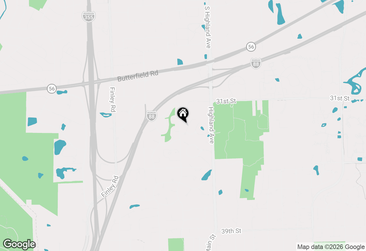 Map of 1163 Mistwood Court, Downers Grove, IL 60515