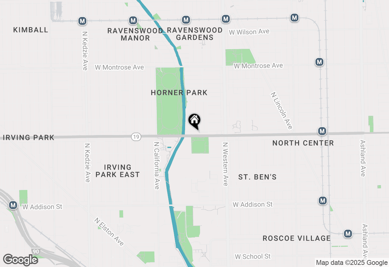 Map of 2548 W Irving Park Road #2E, Chicago, IL 60618