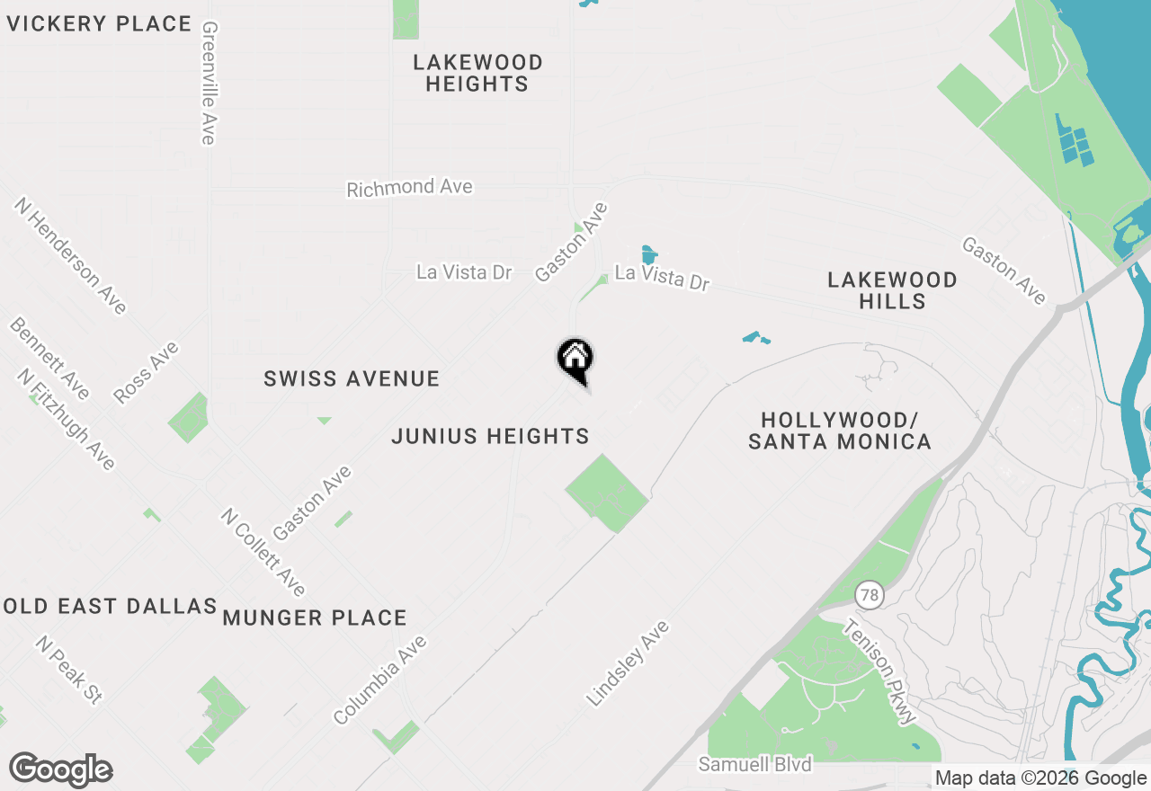 Map of 1600 Abrams Road #30, Dallas, TX 75214