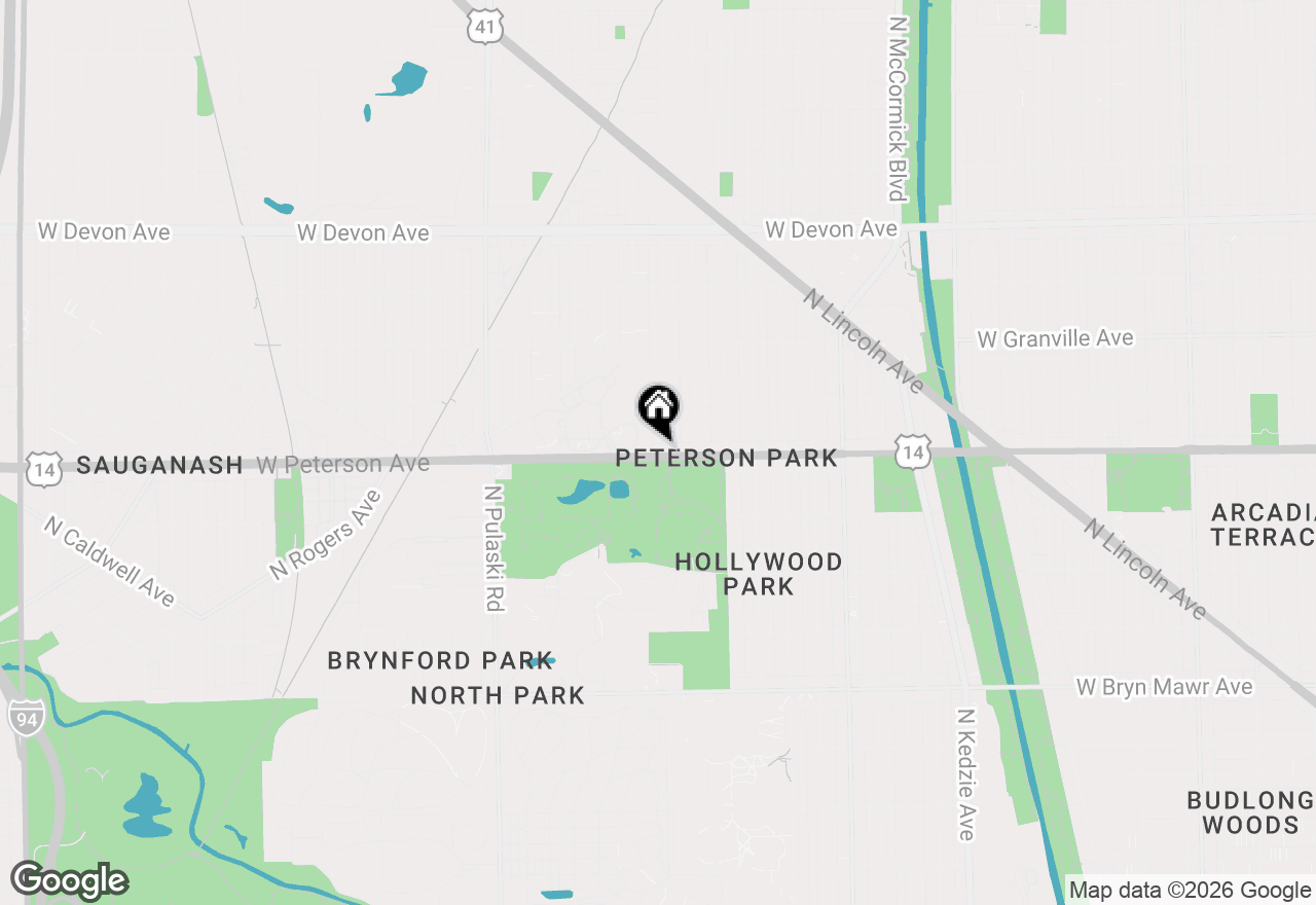 Map of 6006 N Lawndale Avenue, Chicago, IL 60659