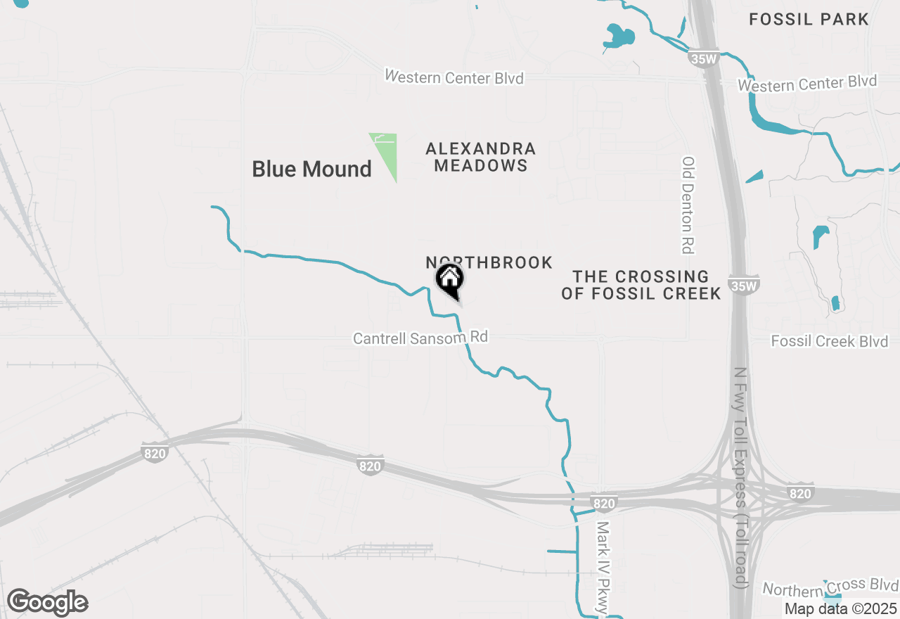 Map of 5800 Melanie Court, Fort Worth, TX 76131