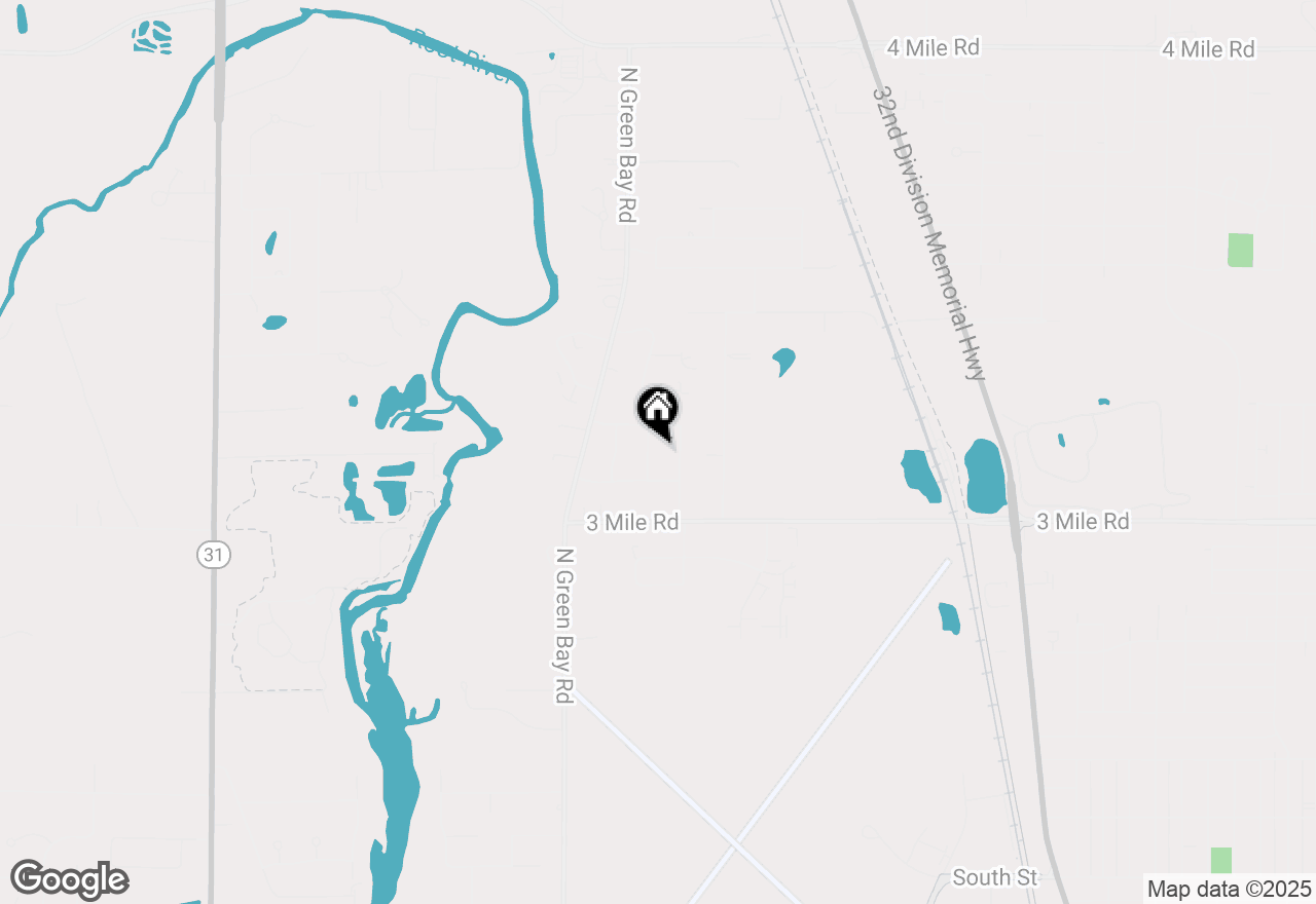 Map of 4125 Lexington Ave, Racine, WI 53404