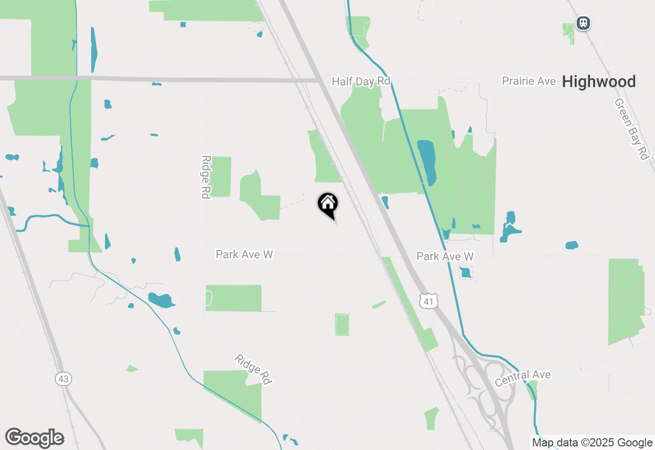 Map of 2102 Grange Avenue, Highland Park, IL 60035