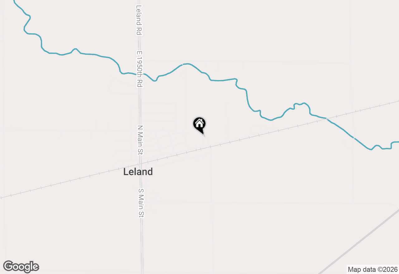 Map of 460 E Railroad Avenue, Leland, IL 60531