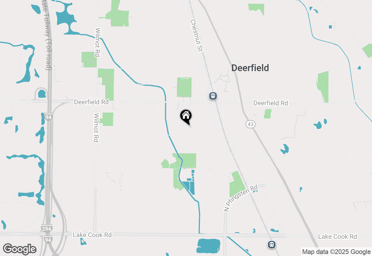 Map of 623 Jonquil Terrace, Deerfield, IL 60015