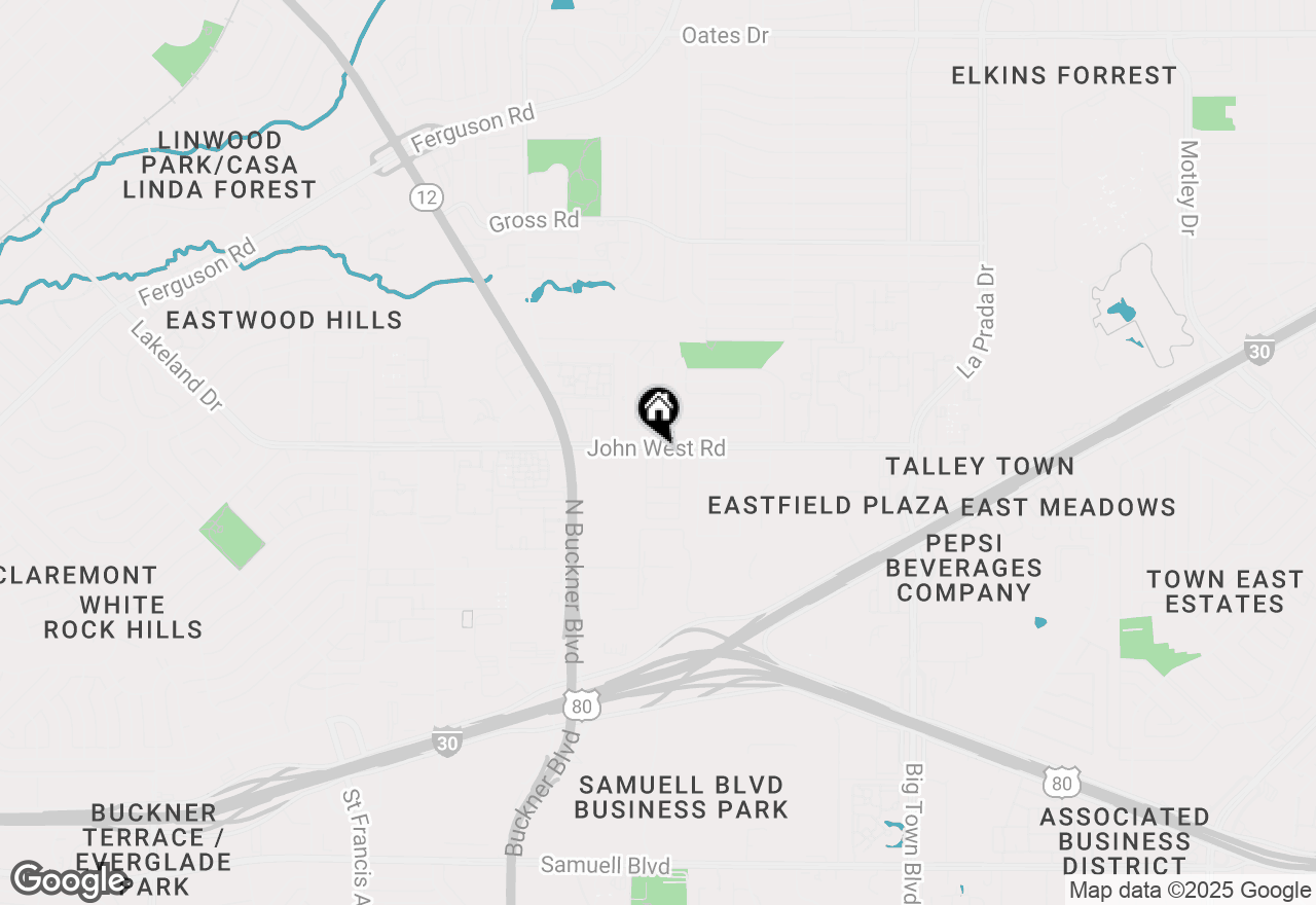 Map of 3204 Bellville Drive, Dallas, TX 75228