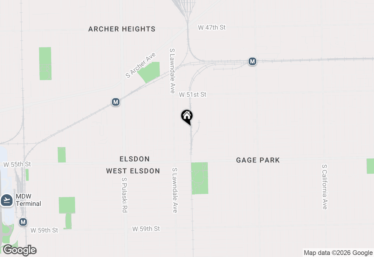 Map of 3603 W 53rd Street #3, Chicago, IL 60632