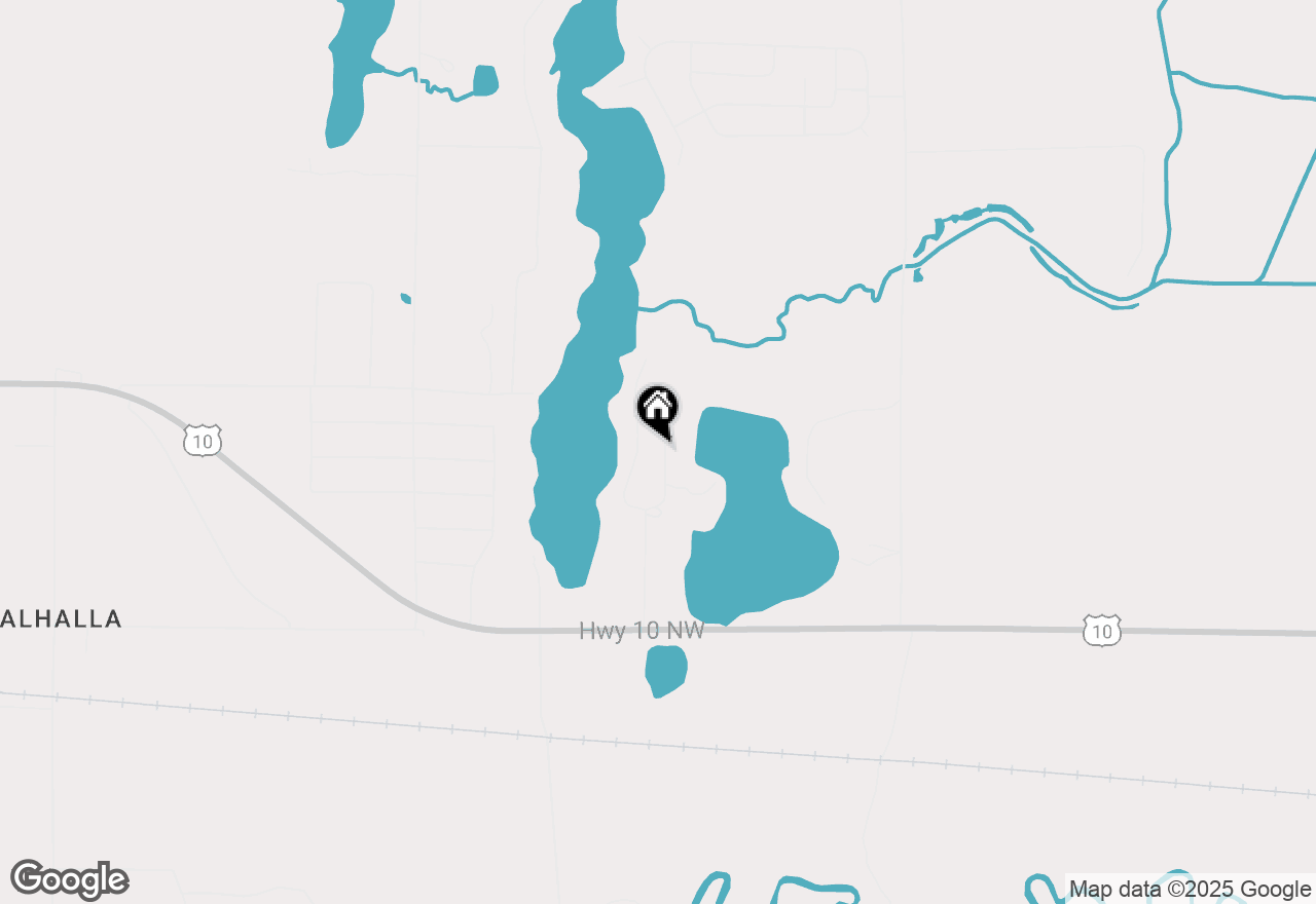 Map of 105 S Emerson Lake Road, Branch, MI 49402
