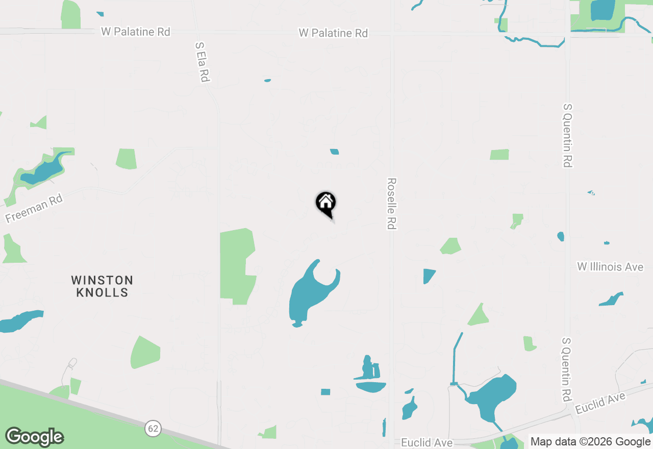 Map of 568 Plymouth Drive, Inverness, IL 60067