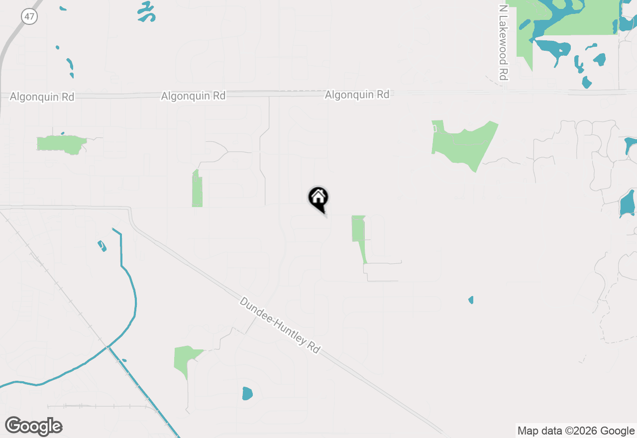 Map of 10429 Fleetwood Street, Huntley, IL 60142