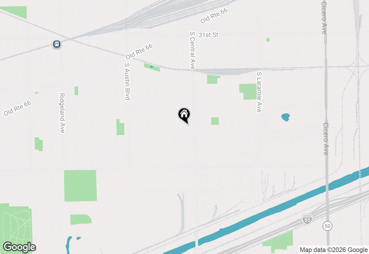 Map of 3626 S 56th Court, Cicero, IL 60804