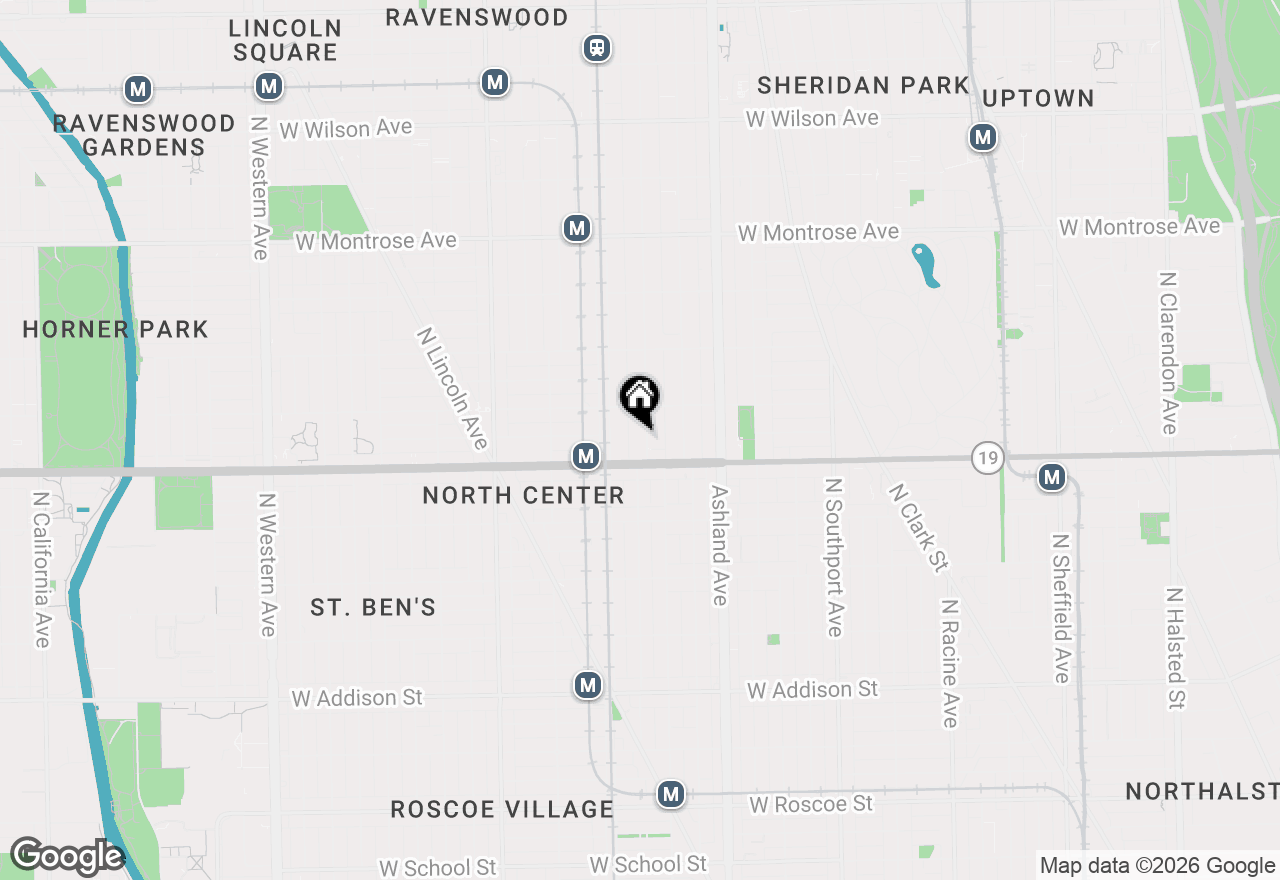 Map of 4022 N Hermitage Avenue, Chicago, IL 60613