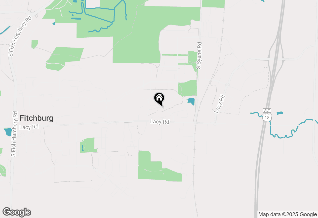 Map of 25 Corner Stone Way #18, Fitchburg, WI 53711