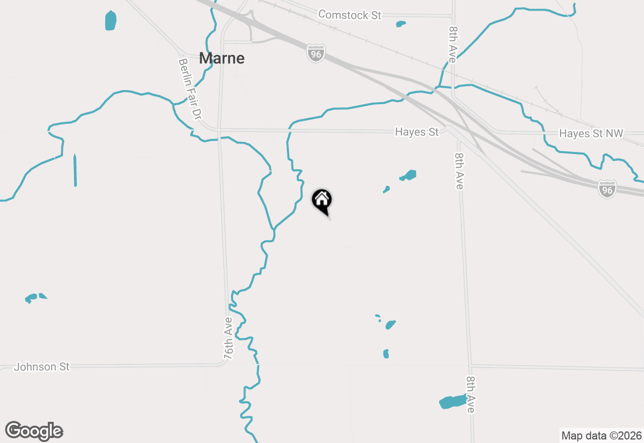 Map of 14076 Sheffield's Way, Marne, MI 49435