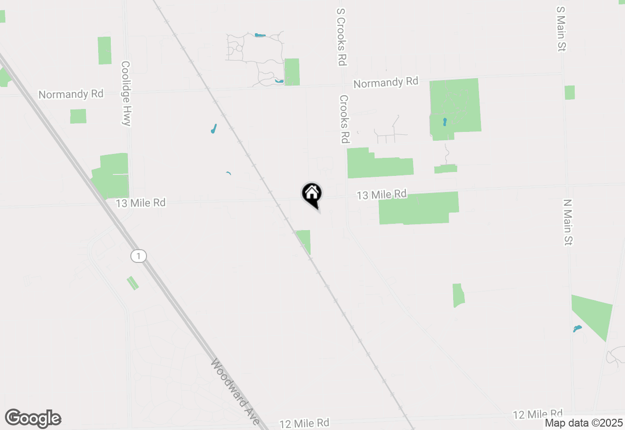 Map of 3133 Maplewood Avenue, Royal Oak, MI 48073