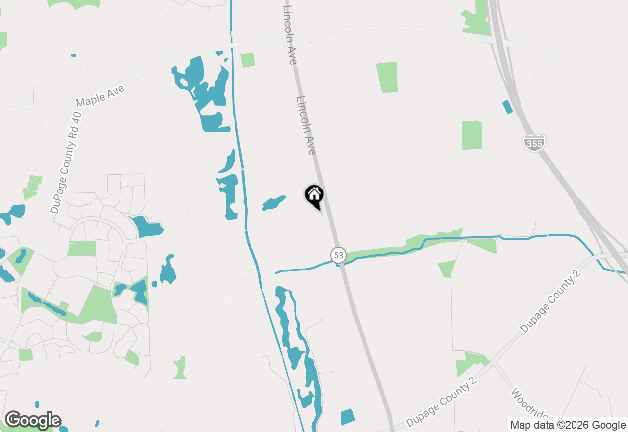 Map of 1103 Longwood Drive, Lisle, IL 60532