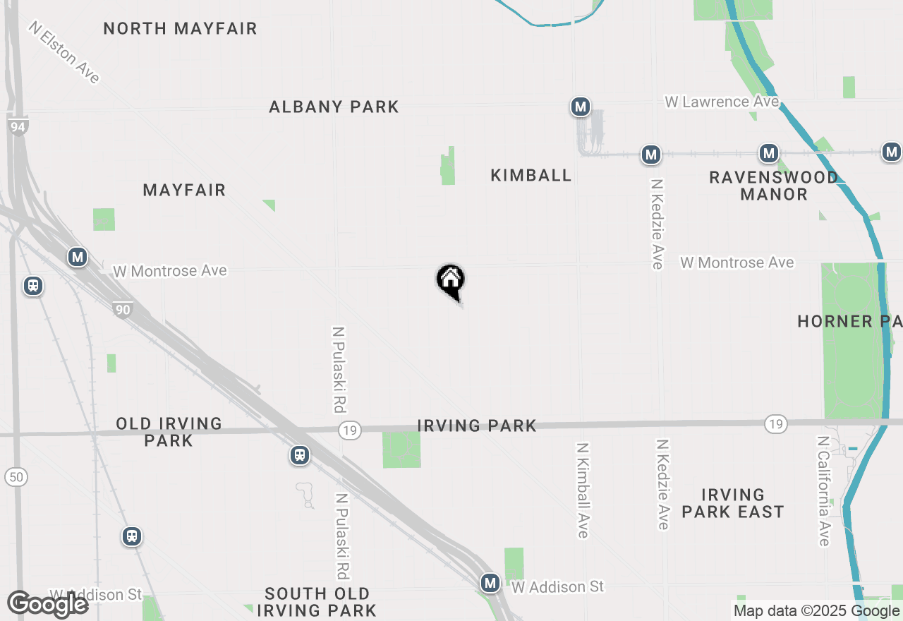 Map of 3707 W Cullom Avenue #1, Chicago, IL 60618