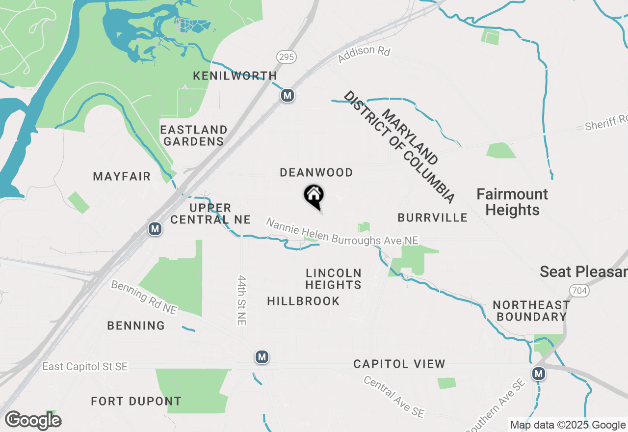 Map of 4820 Hayes Street Ne, Washington, DC 20019