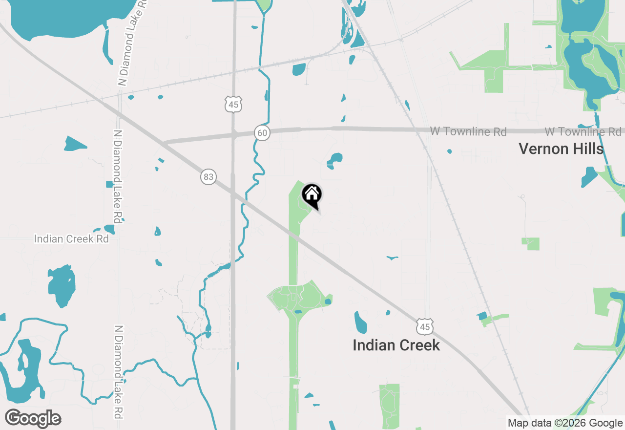 Map of 501 Grosse Pointe Circle, Vernon Hills, IL 60061