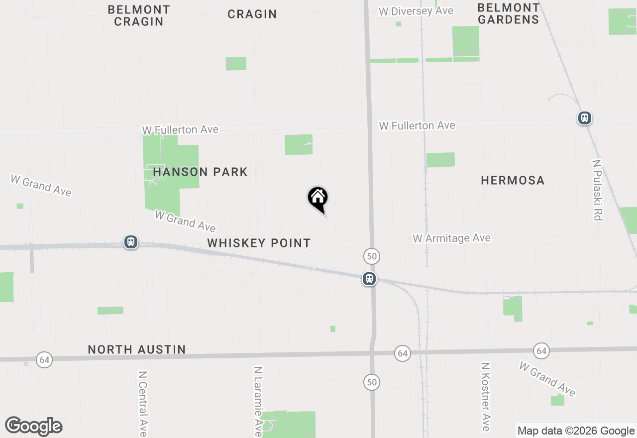 Map of 2047 N Lavergne Avenue, Chicago, IL 60639