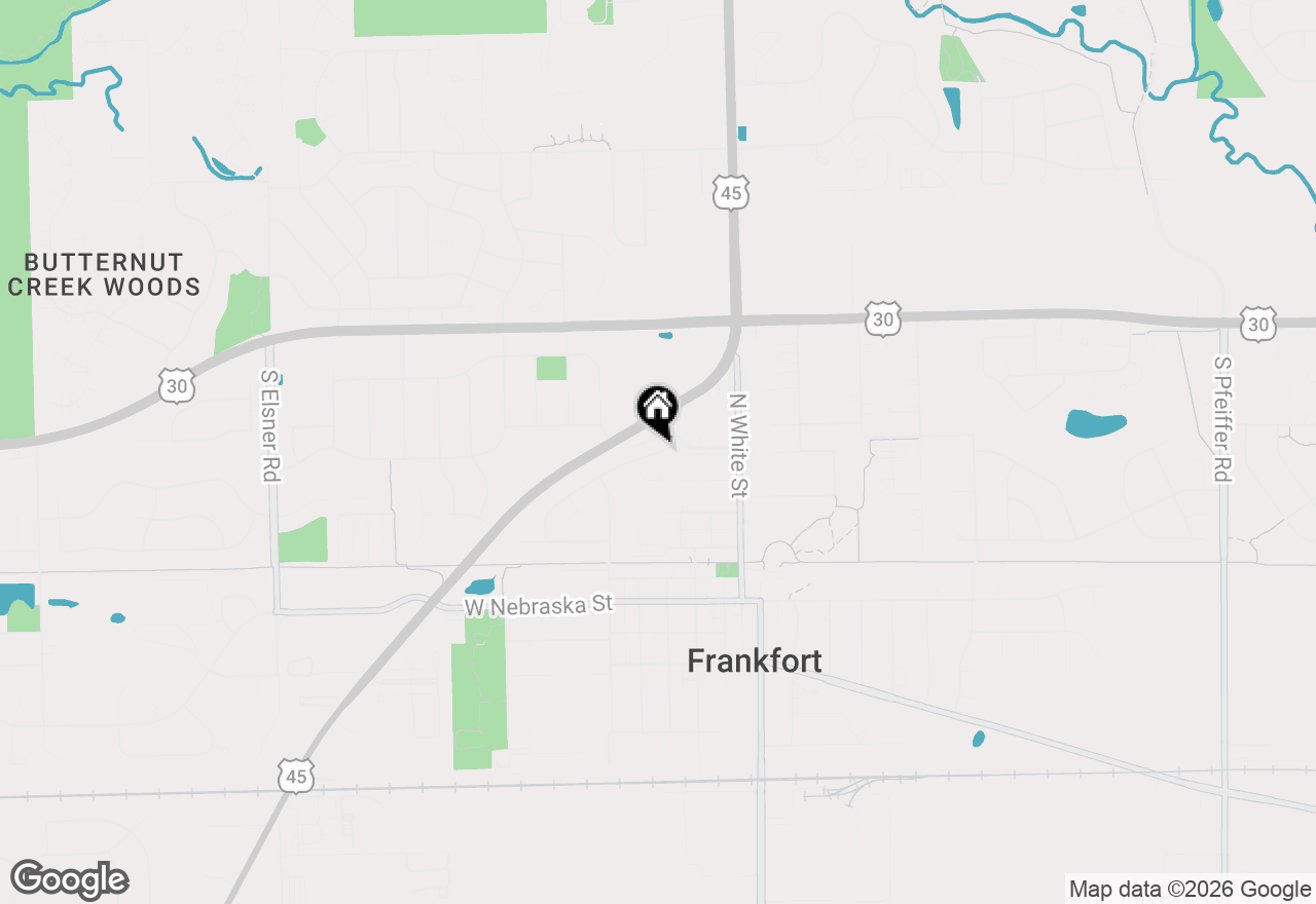 Map of 9802 Folkers Drive, Frankfort, IL 60423