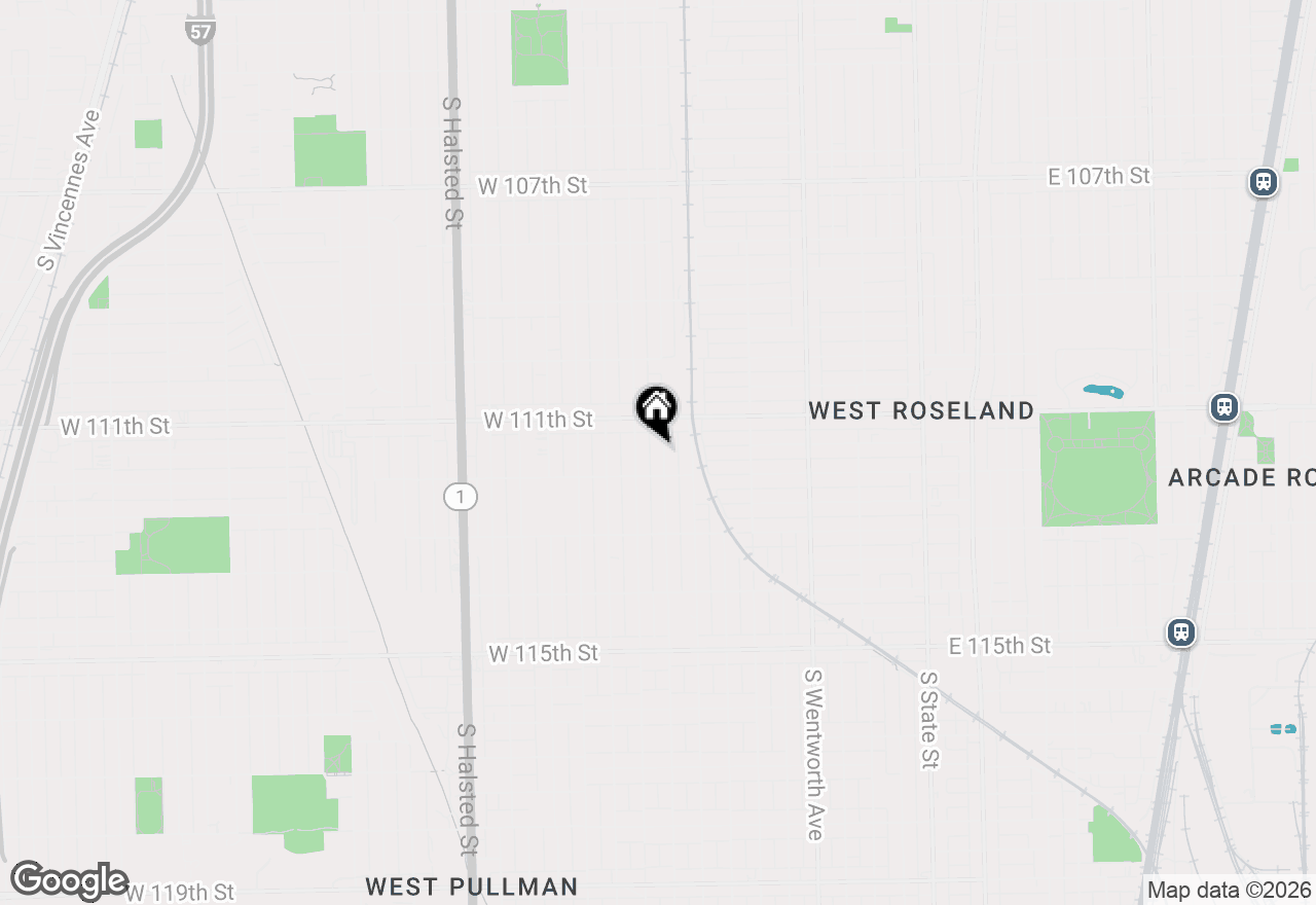 Map of 11136 S Eggleston Avenue, Chicago, IL 60628