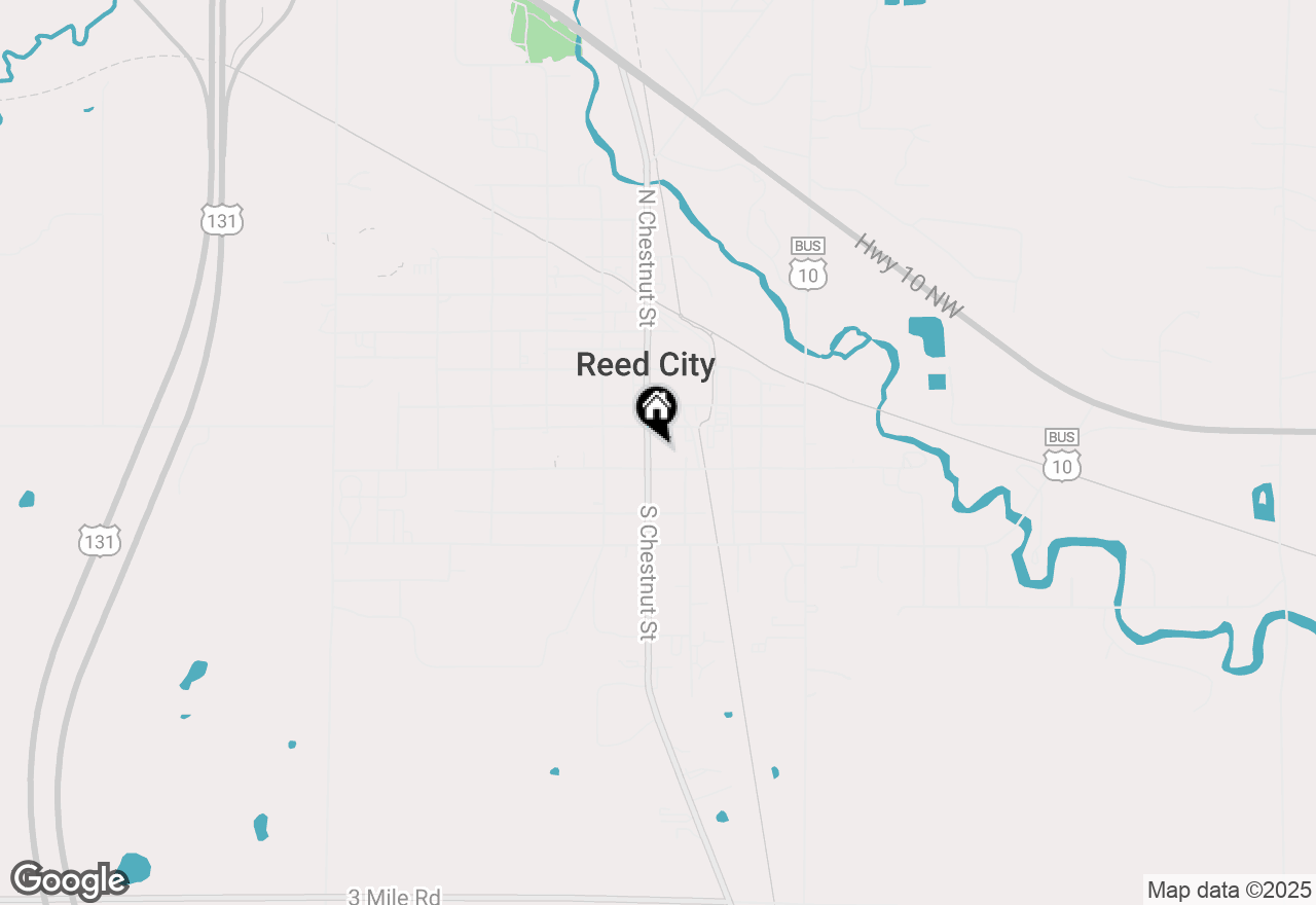 Map of 426 S Chestnut Street, Reed City, MI 49677