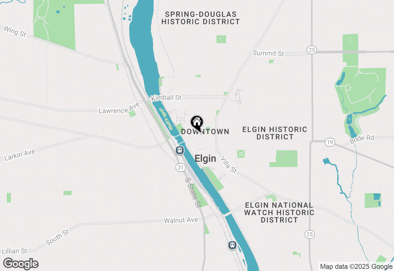 Map of 11-17 Douglas Avenue, Elgin, IL 60120