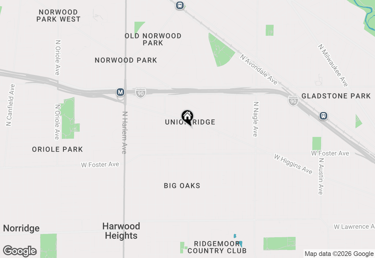Map of 5338 N Newcastle Avenue, Chicago, IL 60656