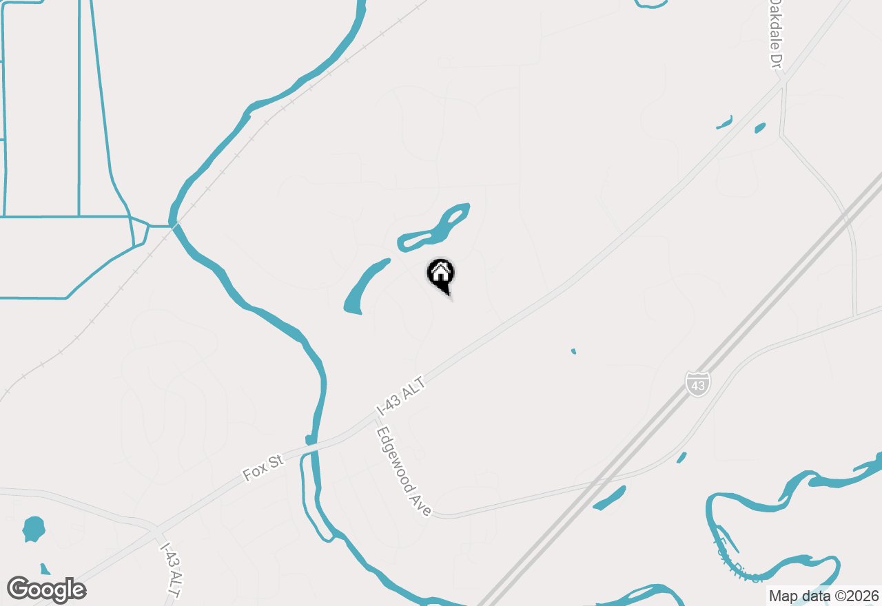 Map of W275S8880 Hidden Lakes Dr, Mukwonago, WI 53149