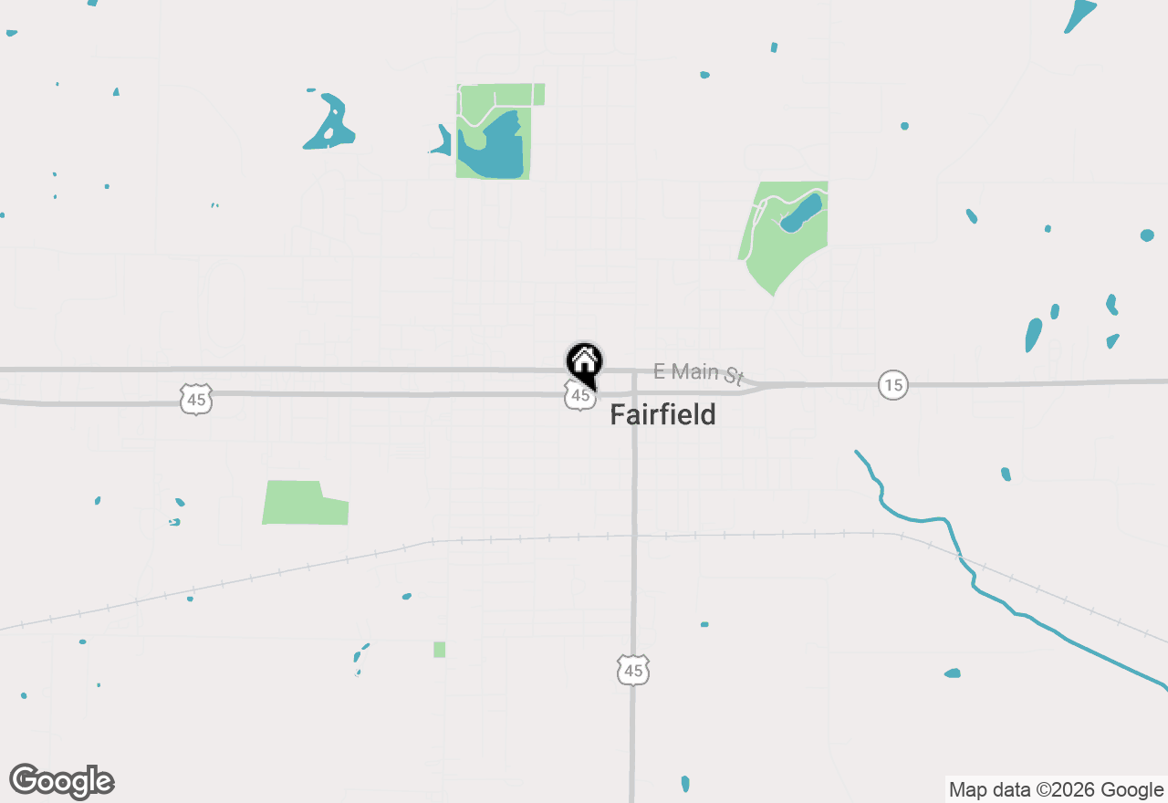 Map of 200 W Delaware Street, Fairfield, IL 62837