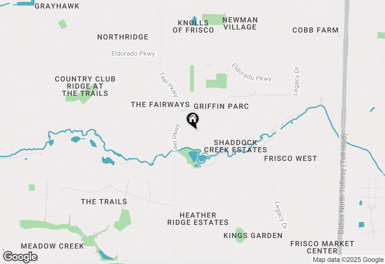 Map of 3351 Waycross Lane, Frisco, TX 75033