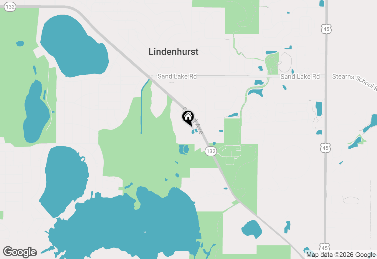 Map of 626 Greenbriar Lane, Lindenhurst, IL 60046