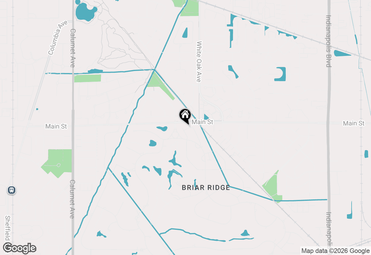 Map of 1513 Glen Eagles Drive, Schererville, IN 46375