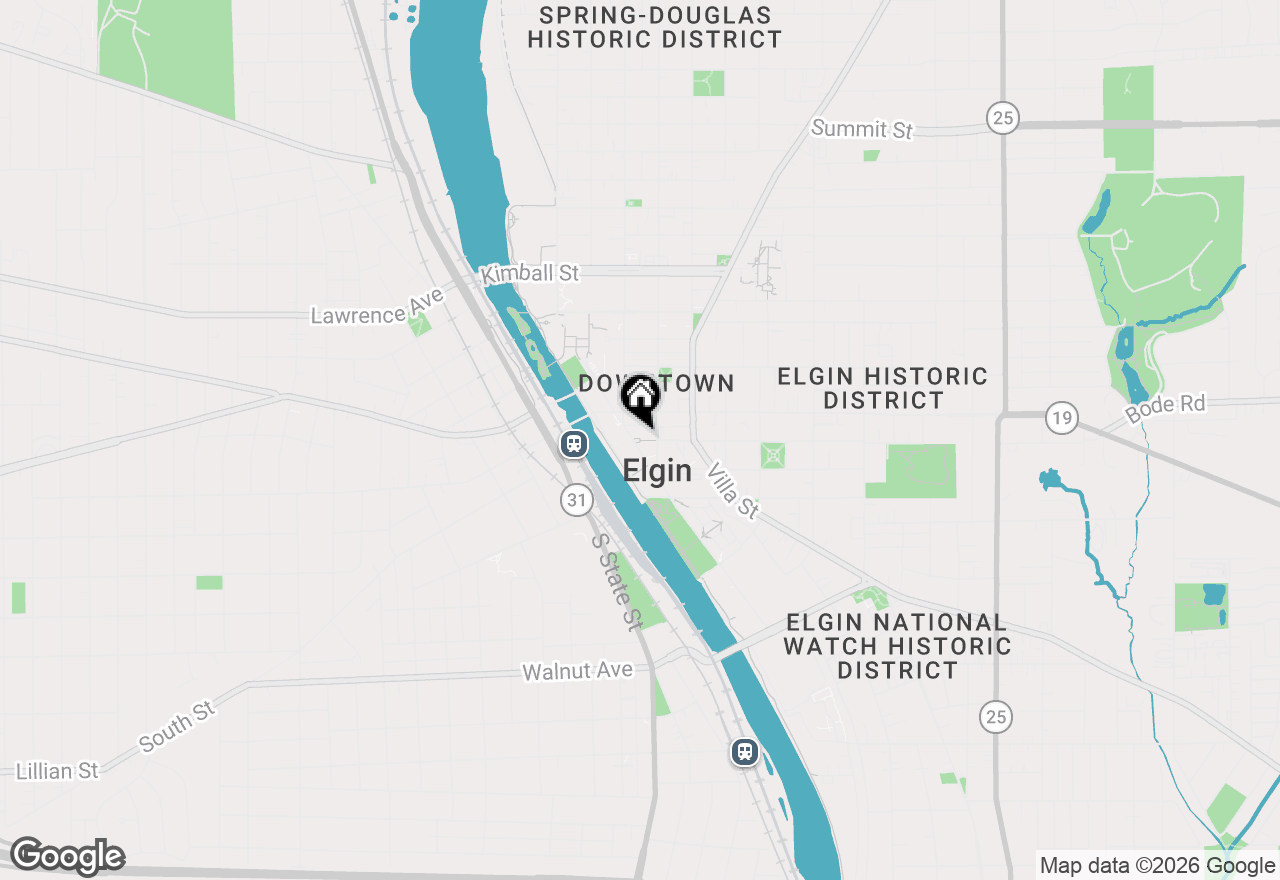 Map of 40 Dupage Court #206, Elgin, IL 60120