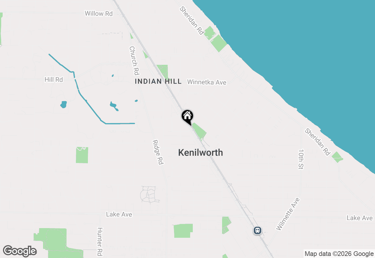 Map of (Address confidential), Kenilworth, Illinois 60043