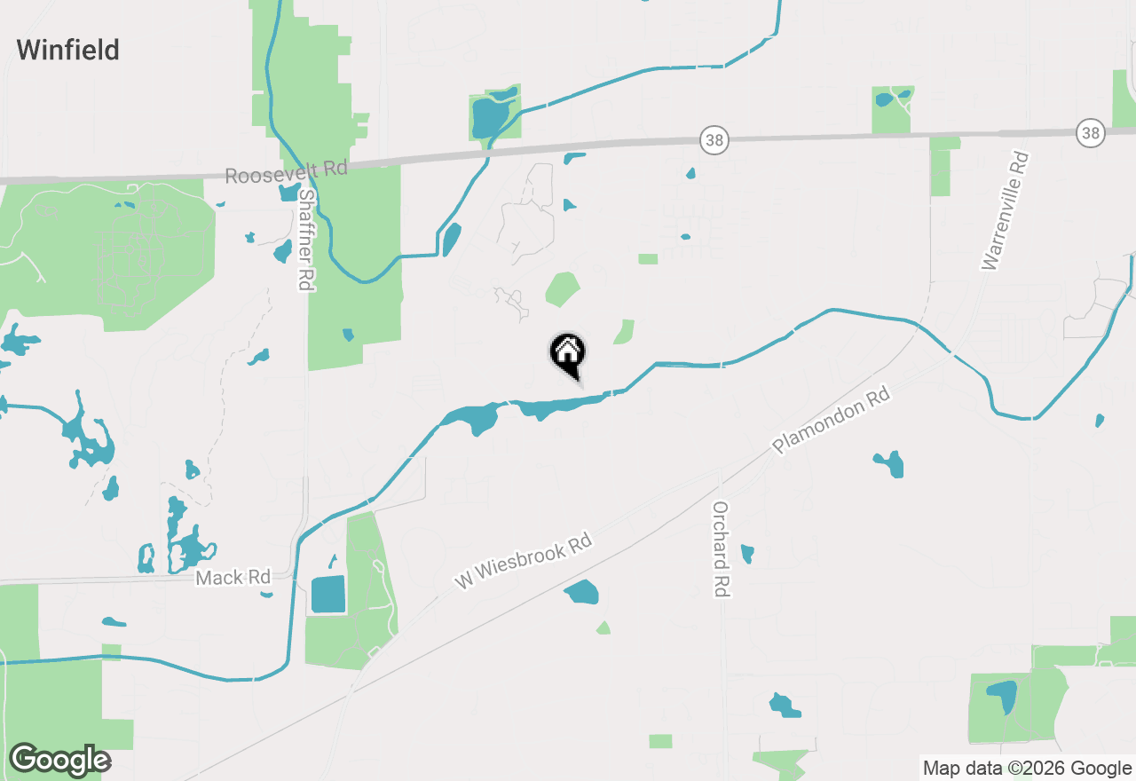 Map of 1489 Pebblestone Cove, Wheaton, IL 60189