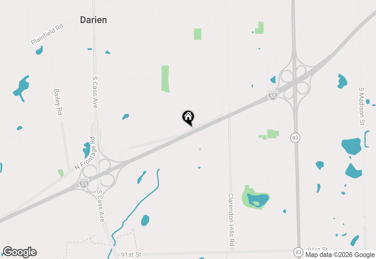 Map of 8321 Highpoint Circle #D, Darien, IL 60561