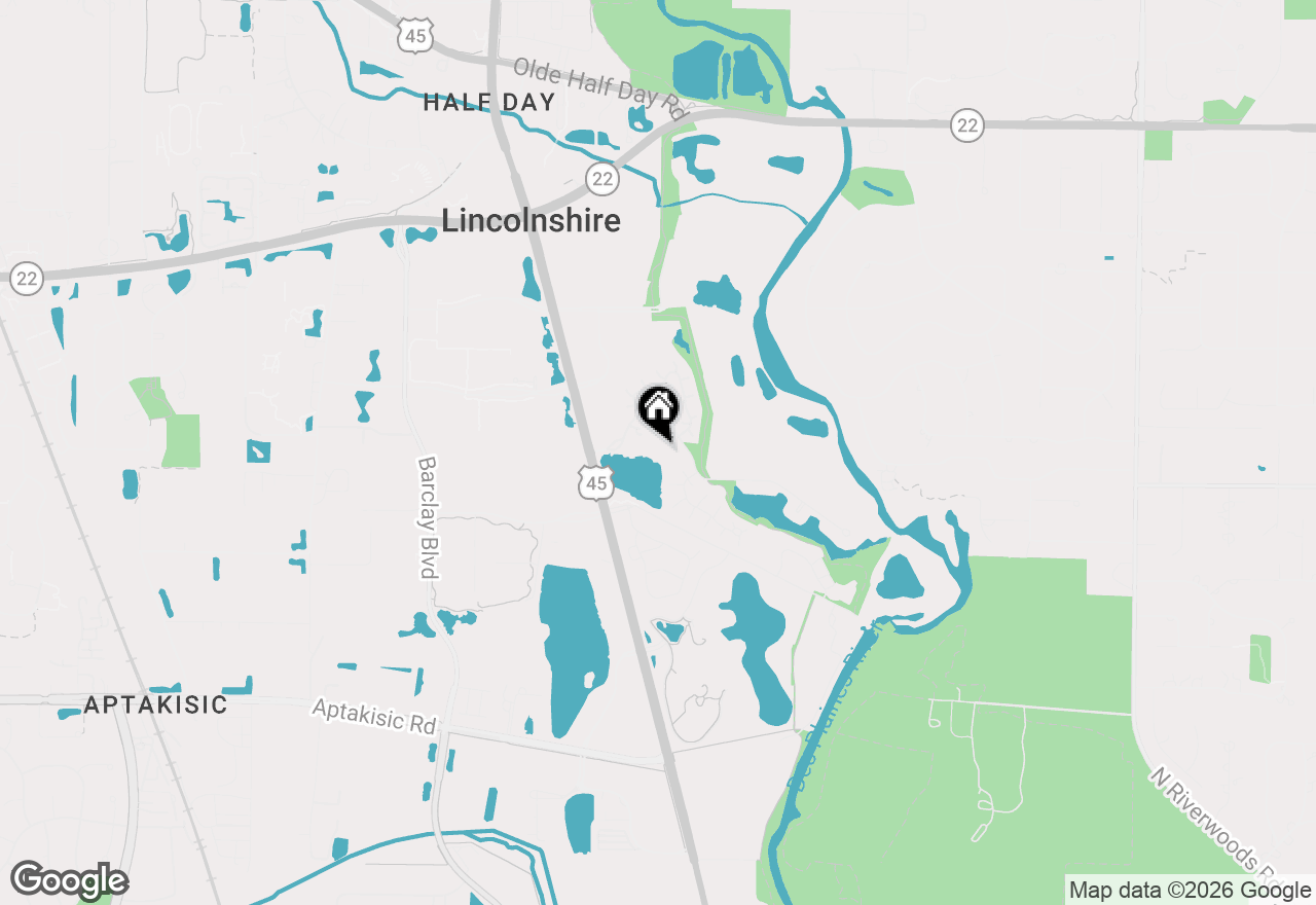 Map of 209 Rivershire Lane #203, Lincolnshire, IL 60069