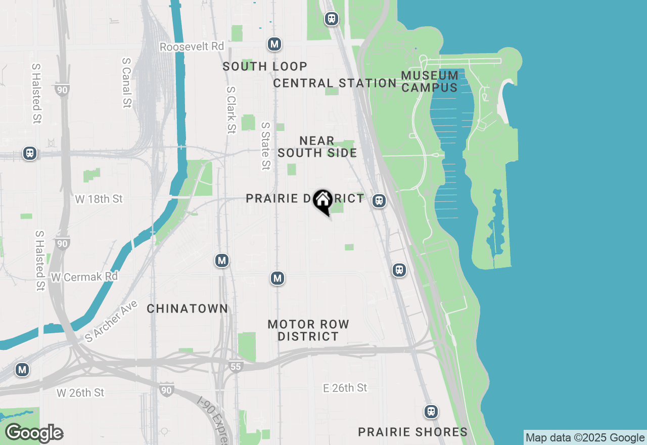 Map of 1910 S Indiana Avenue #727, Chicago, IL 60616