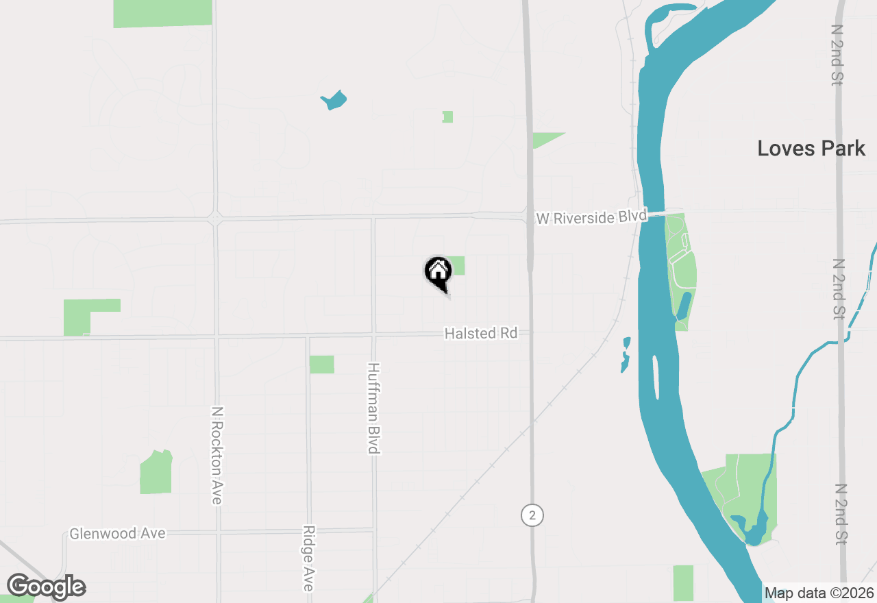 Map of 3444 N Church Street, Rockford, IL 61103