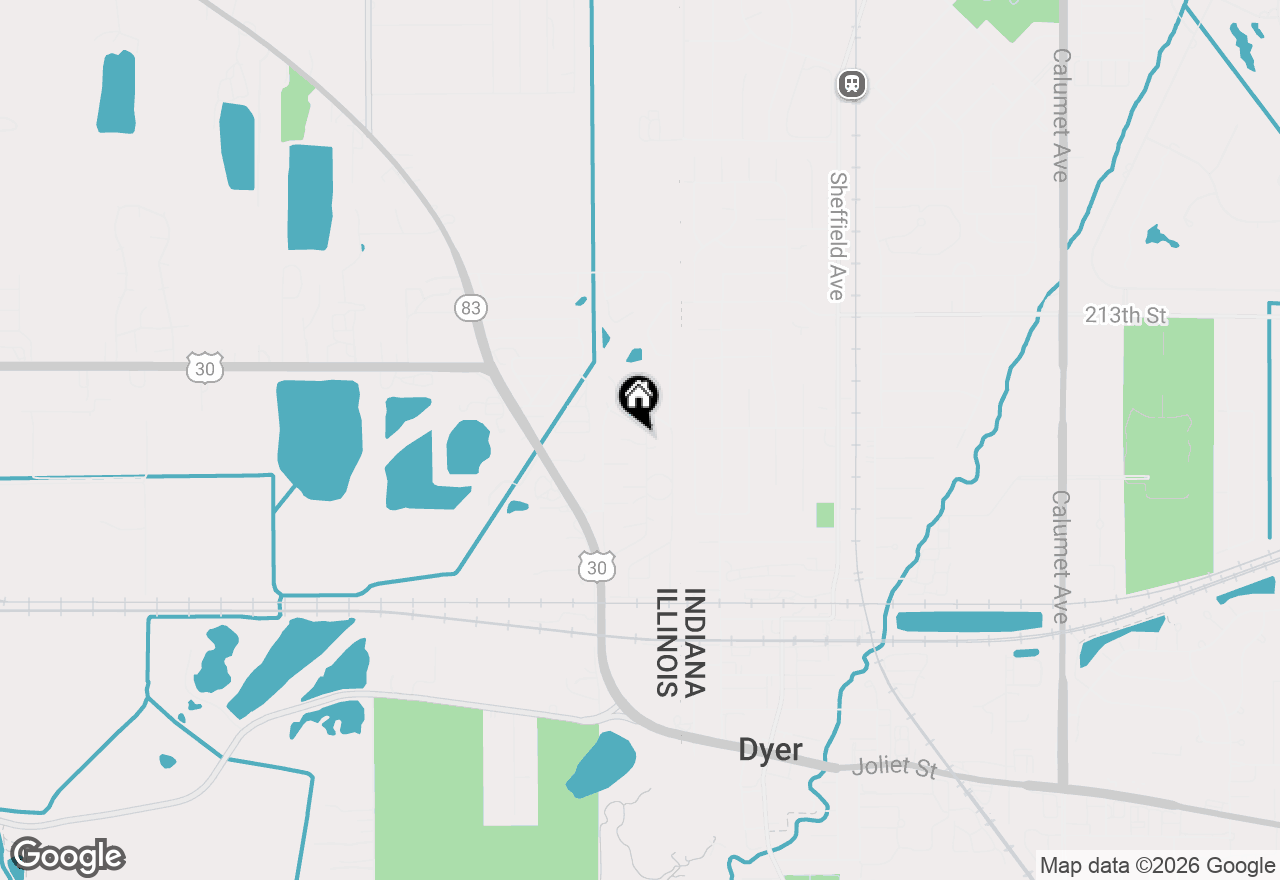Map of 54 Bernina Court, Lynwood, IL 60411