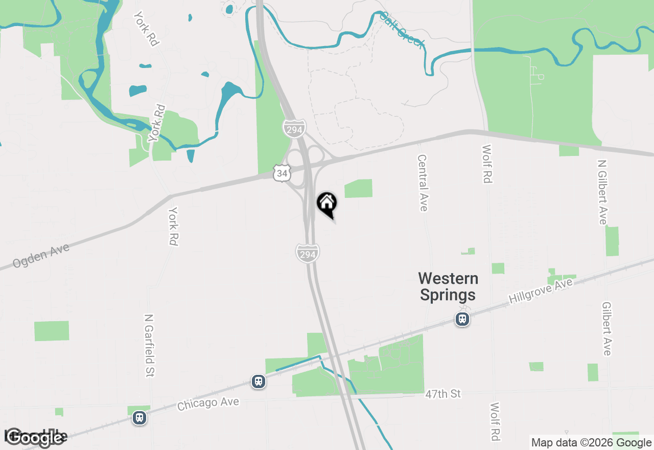 Map of 4068 Western Avenue, Western Springs, IL 60558