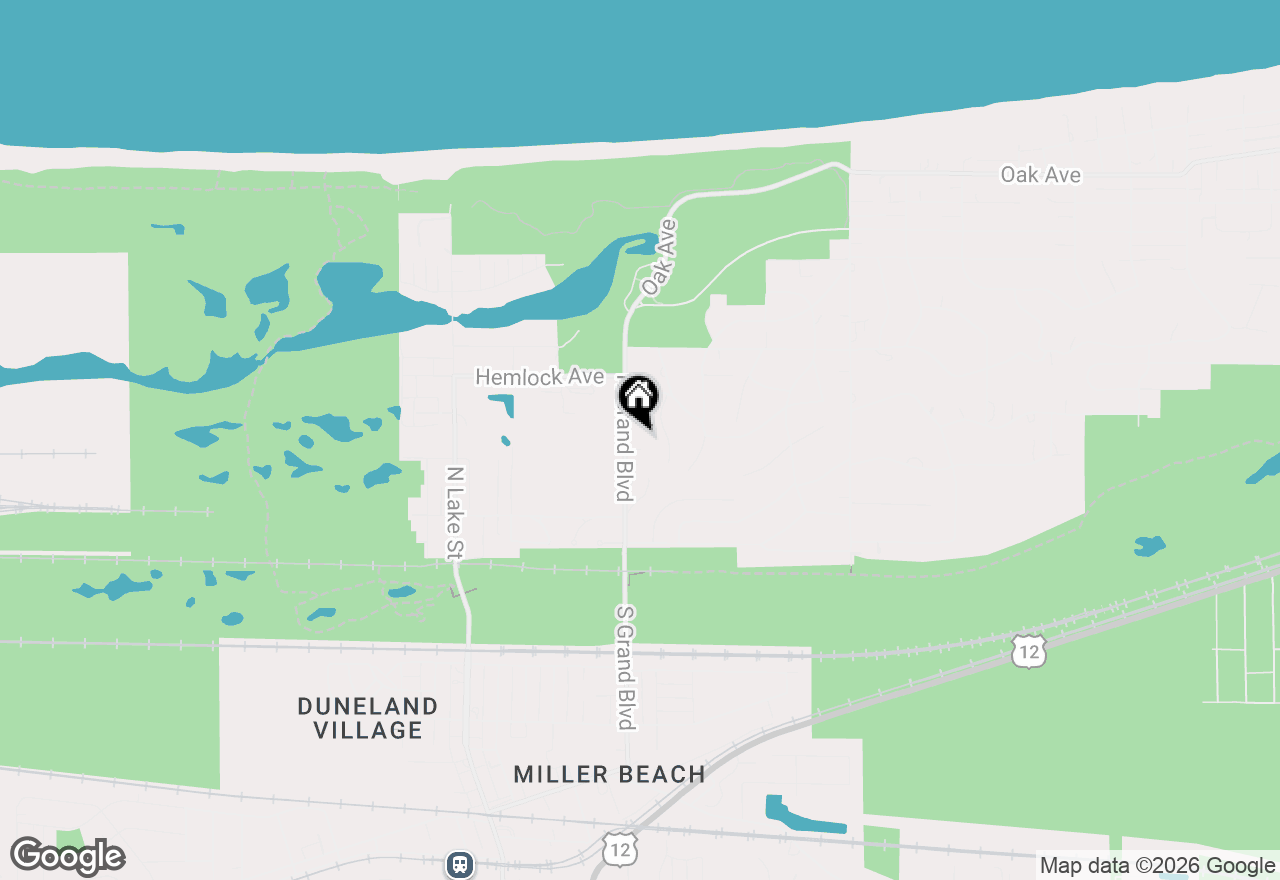 Map of 415 N Grand Boulevard, Gary, IN 46403