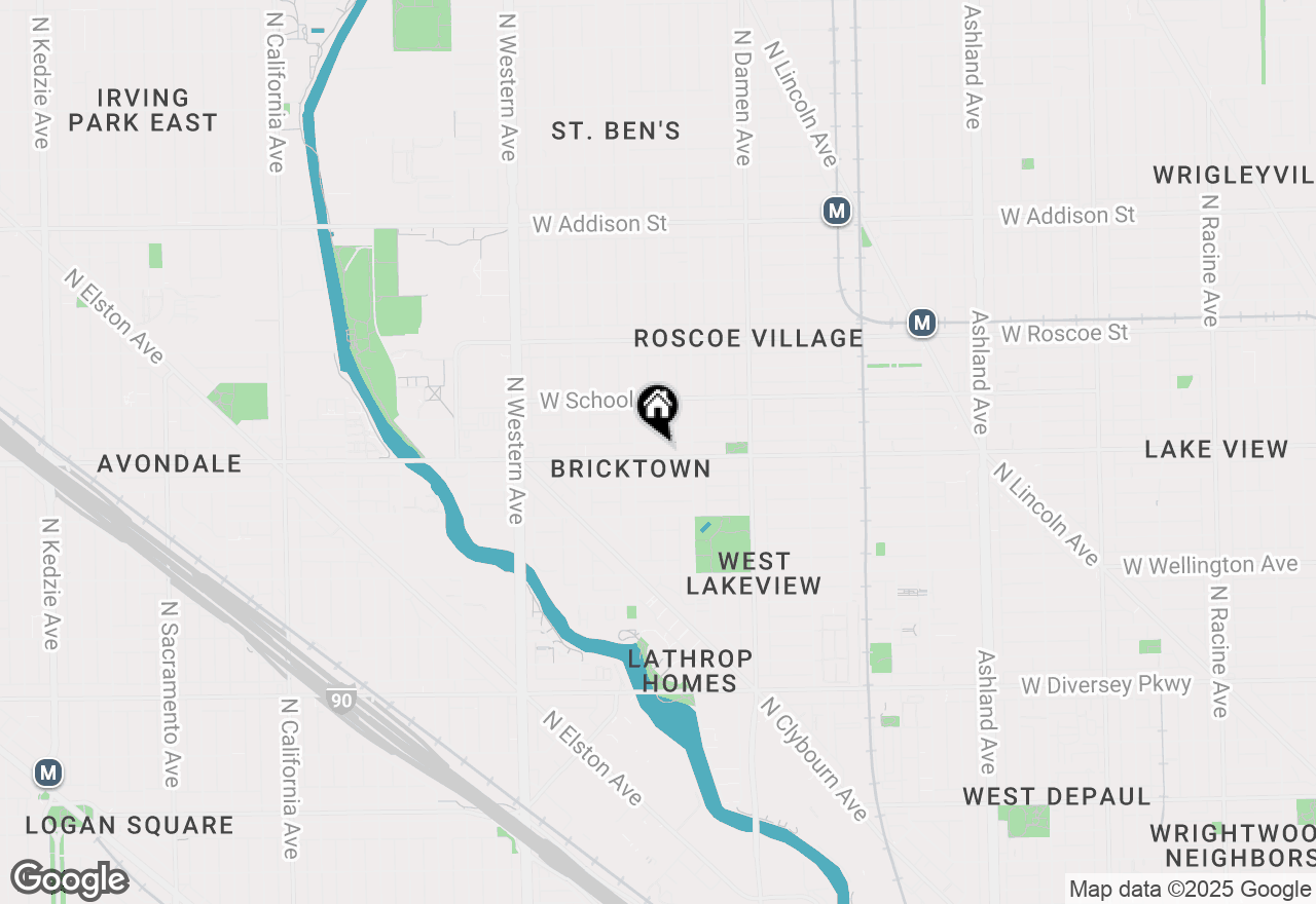 Map of 2136 W Belmont Avenue #2, Chicago, IL 60618