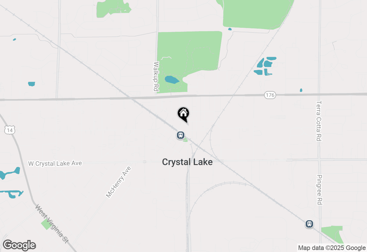 Map of 91 Gates Street, Crystal Lake, IL 60014